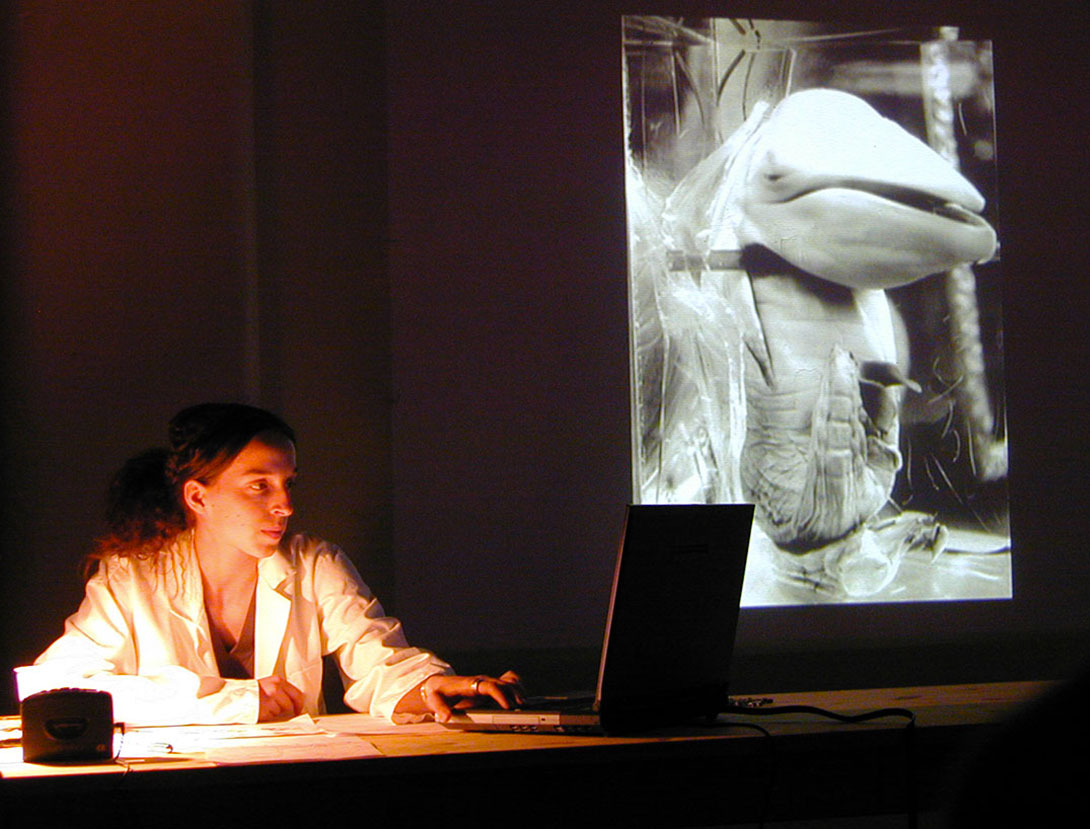 Performance La trépanation 2004 - Photo DP